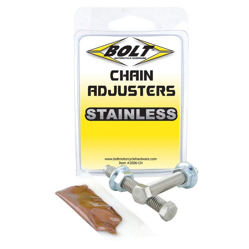 Bolt Motorcycle Hardware Bolt Chain Adjuster Nuts and Bolts Kit - Image 1
